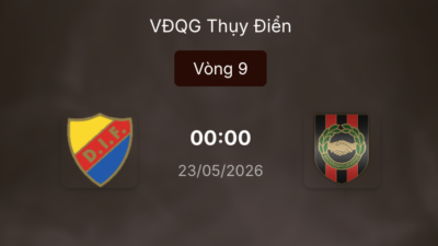 Dự đoán kèo bóng đá: Djurgardens đối đầu Brommapojkarna lúc 0h ngày 23/5