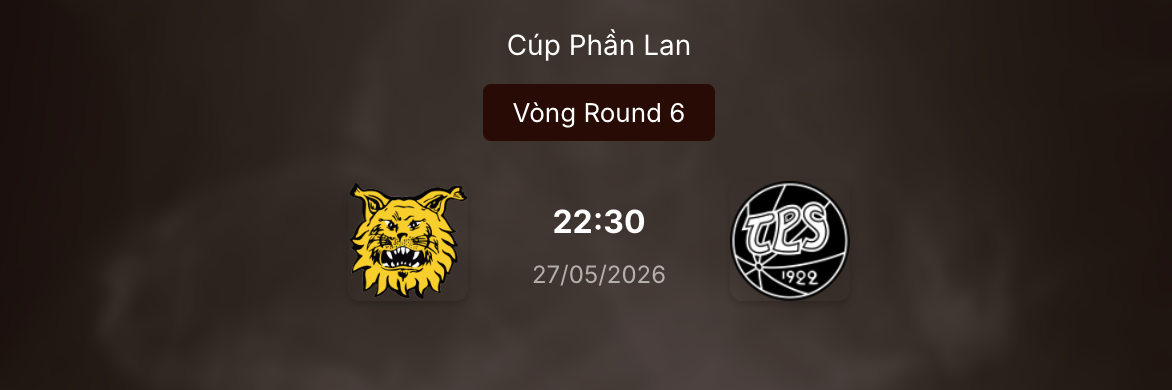 Đánh giá kèo đấu: Ilves Tampere và TPS Turku 22h30 ngày 27/5