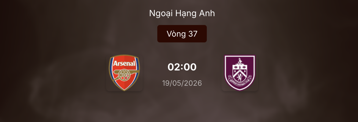 Soi kèo bóng đá: Arsenal vs Burnley 2h ngày 19/5