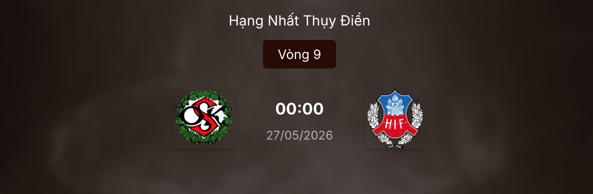 Dự đoán tỷ lệ kèo: Orebro vs Helsingborg lúc 0h ngày 27/5/2026