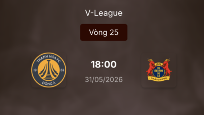 Dự đoán kết quả trận đấu Thanh Hóa vs Ninh Bình lúc 18h ngày 31/5/2026